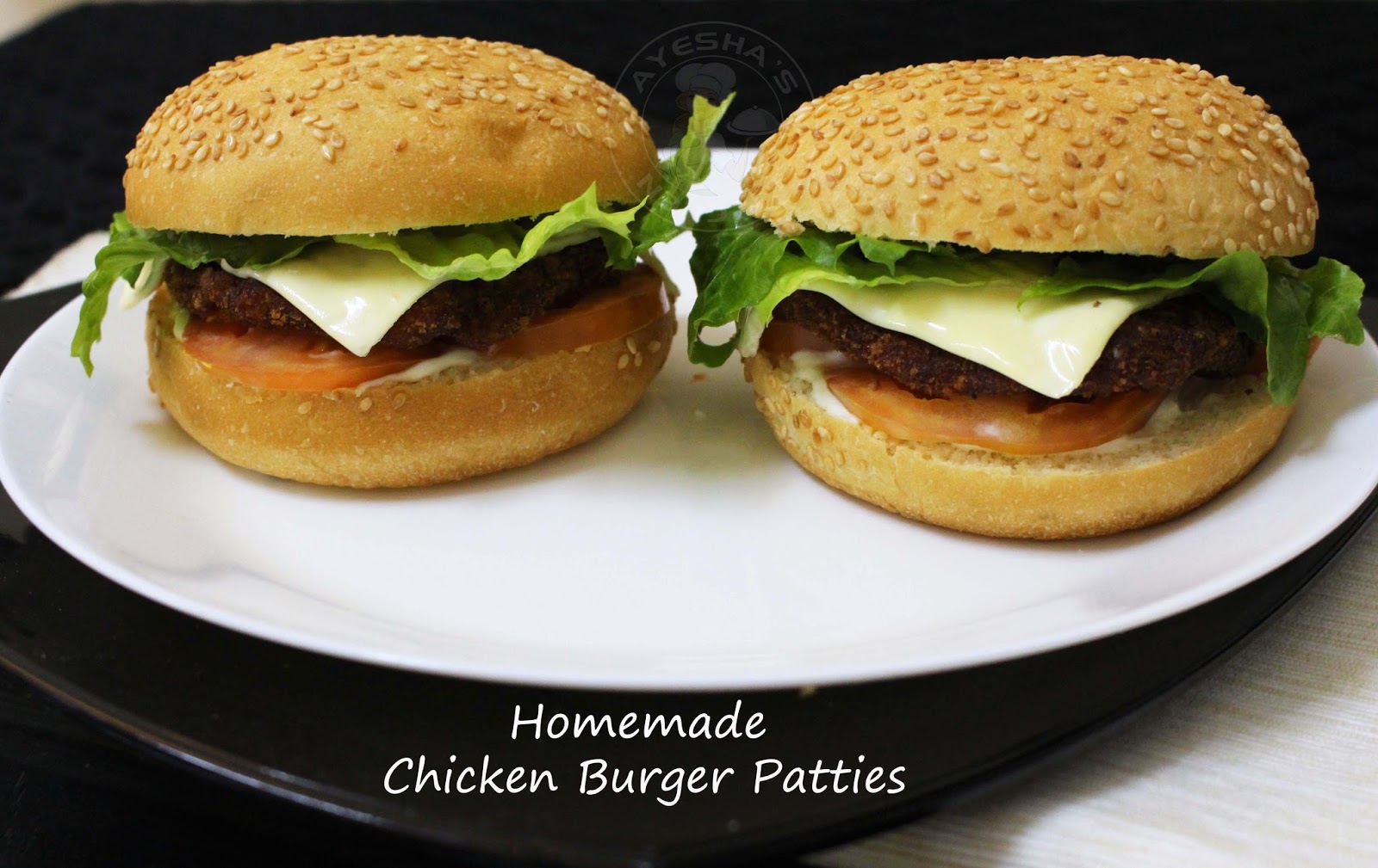 HOMEMADE CHICKEN BURGER PATTIES BURGER PATTY RECIPE