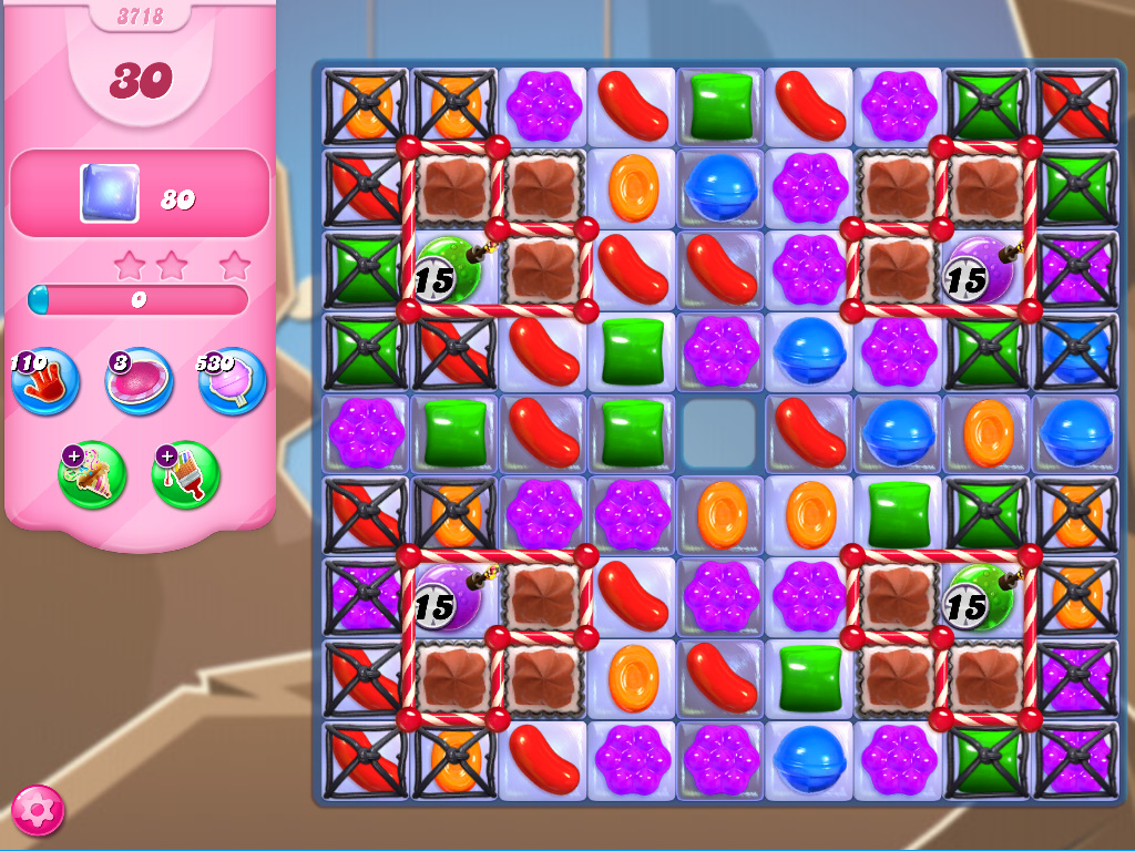 Candy Crush Saga level 3718 Candy Crush Saga level 3718