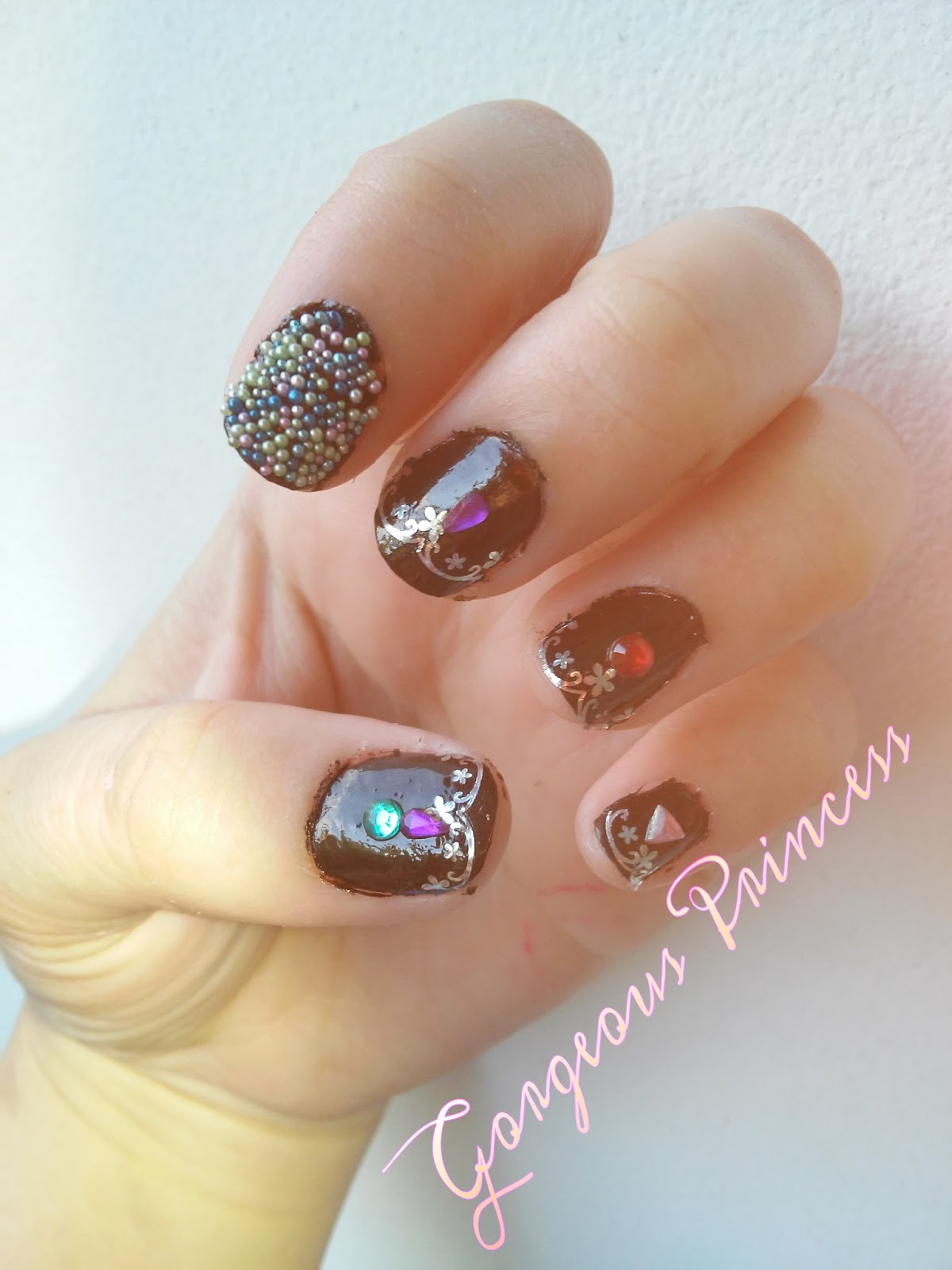 Gorgeous Princess Nail Art Tutorial Delightful Illusions Hey Guys How Are You I Ve Got Pretty Much Long Vacation From Work Starting Todqy Until Sunday Because We Celebrating The Holy Week