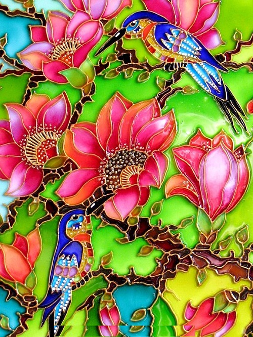 stained glass painting projects art craft ideas