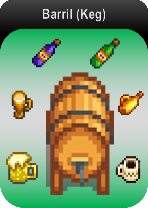 Stardew Valley Brasil Barril (Keg)