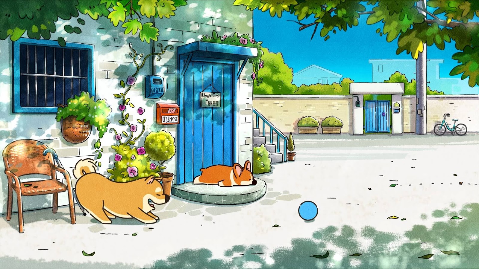 Doggie Corgi 도기코기 [Wallpaper Engine Free]