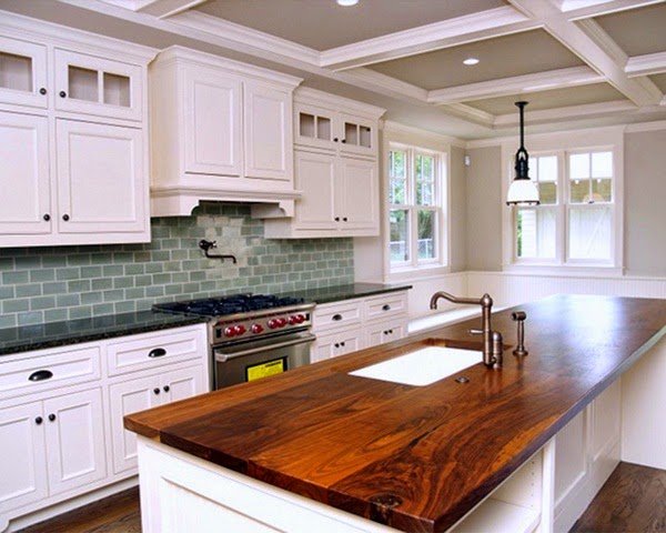 Kitchen at different levels