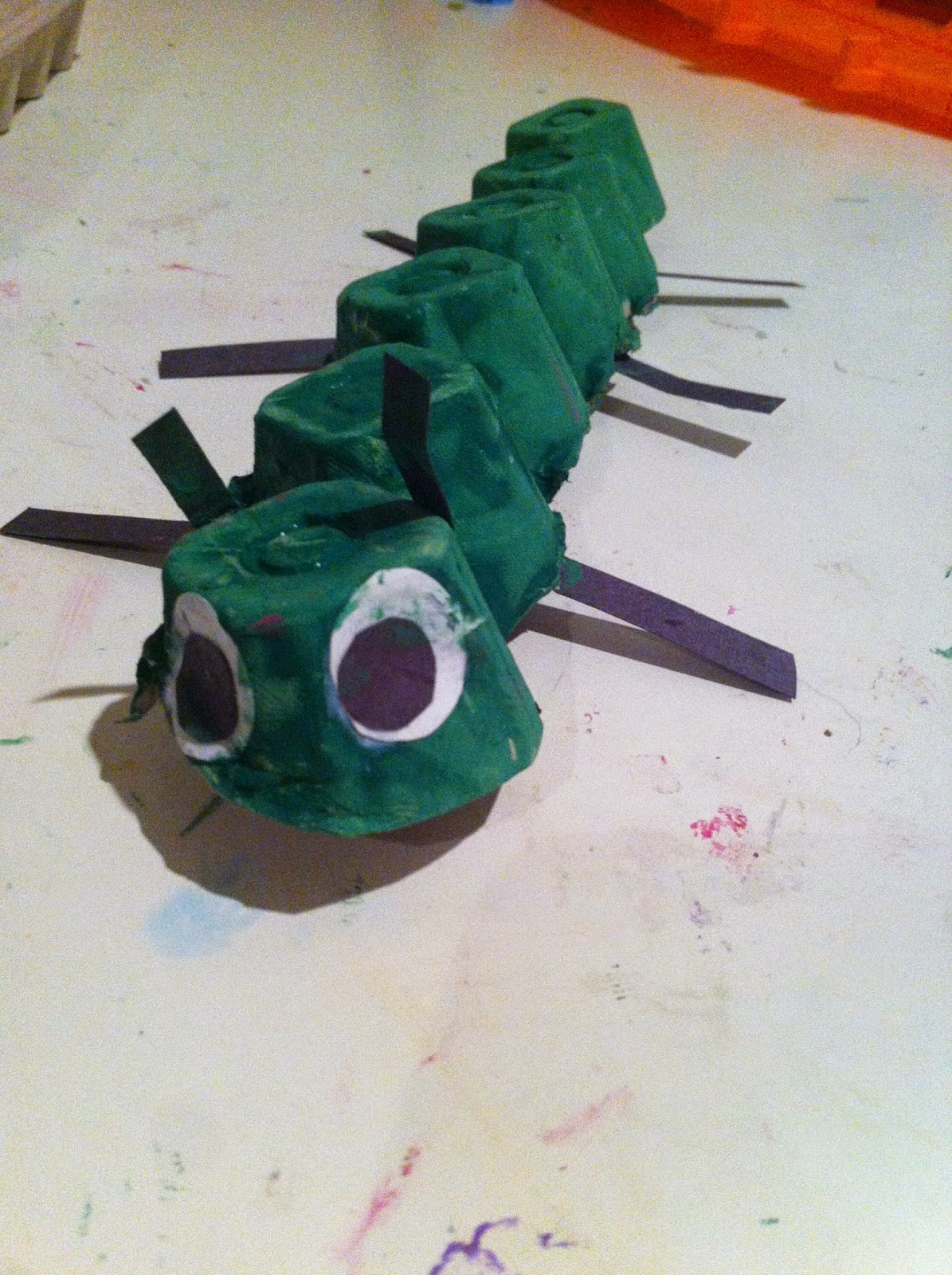 LittleLicious Kids Egg Carton Caterpillar