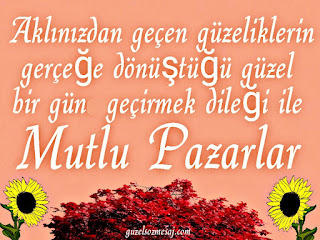 pazar günü mesajları pazar günü sözleri