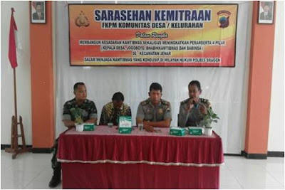 SOSISALISASI SARASEHAN KEMITRAAN FKPM KOMUNITAS DESA