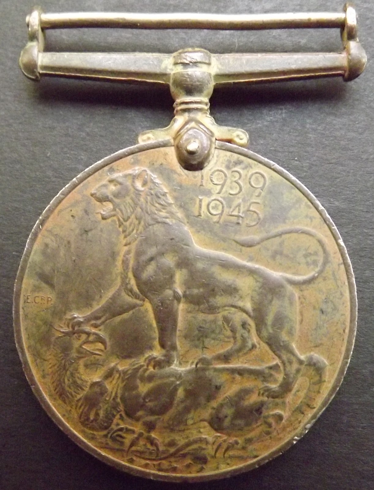 Indian Coins VI DGBROMNREX ET INDIAEIMP World War II Medal 193945