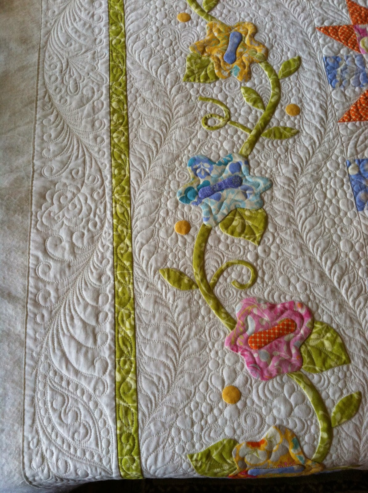 Tanderwen Quilts Carrie's applique quilt