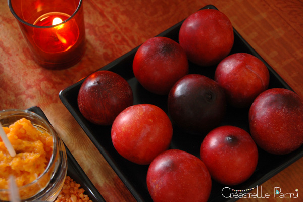 halloween sweet table - fruits