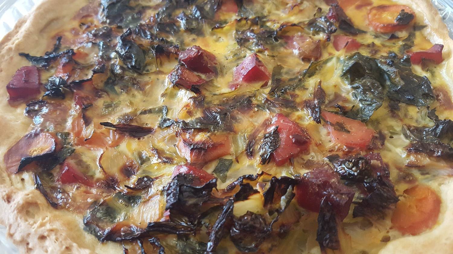 Cabbage & smoked ham quiche Keeping it Real