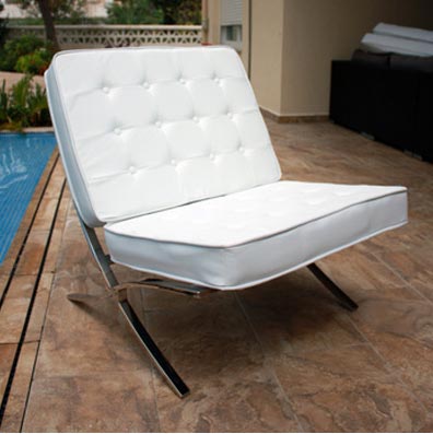 Sillón barcelona color blanco