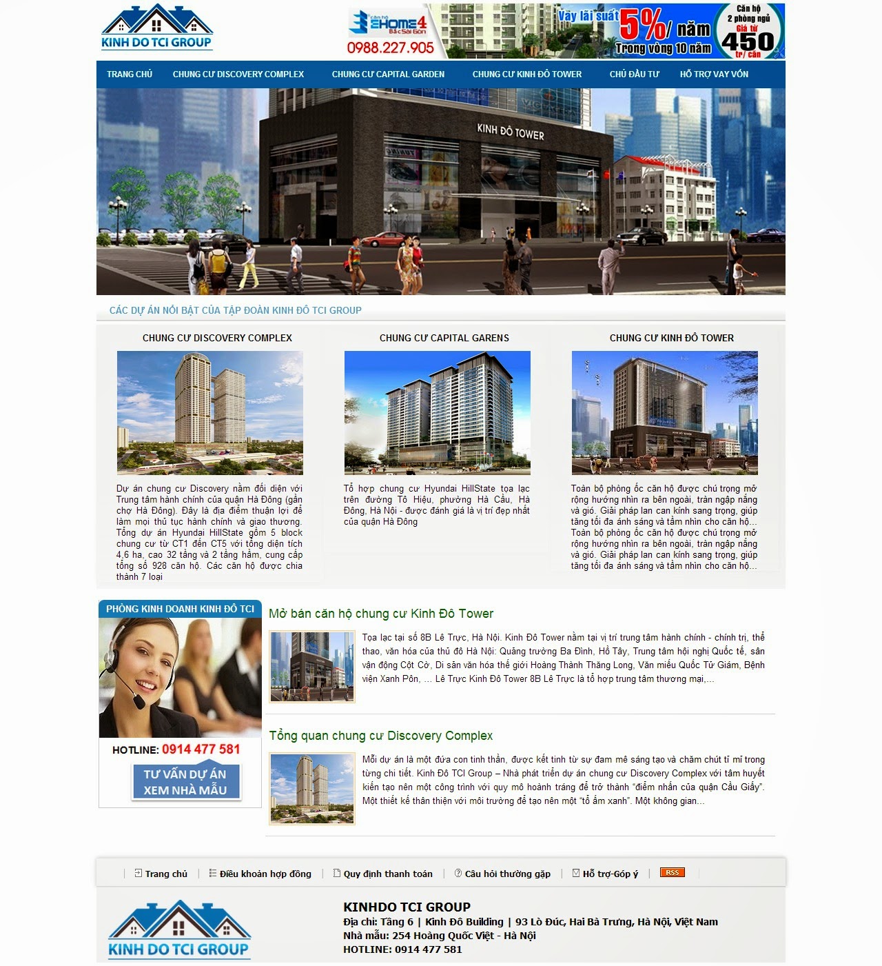 Kinh Đô Land - Mẫu blog bất động sản chuyên nghiệp