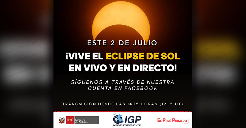 EN VIVO ECLIPSE PARCIAL DE SOL: El Instituto Geofísico del Perú hará una transmisión en vivo desde Arequipa - IGP - www.igp.gob.pe EN VIVO ECLIPSE PARCIAL DE SOL: El Instituto Geofísico del Perú hará una transmisión en vivo desde Arequipa - IGP - www.igp.gob.pe