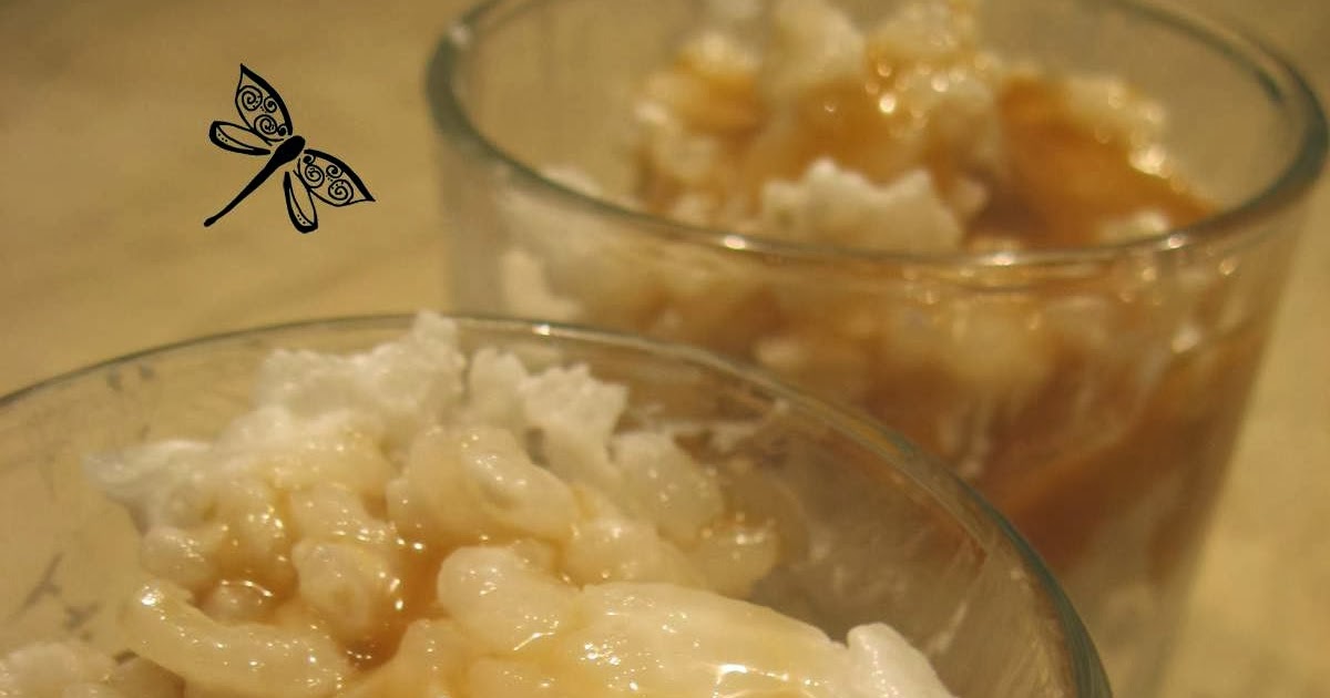 Que Veut Dire Soupe Au Lait Libellule et ses spatules: Riz au lait de coco et sa sauce caramel