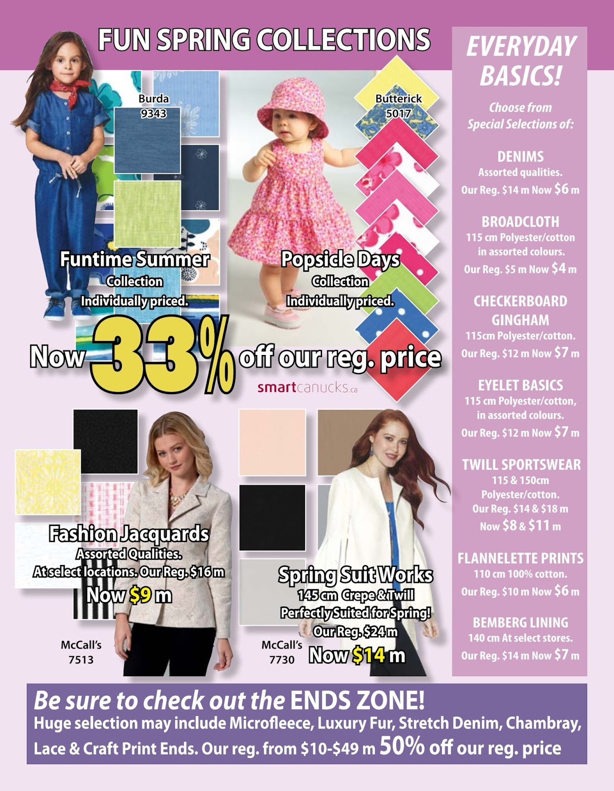 fabricland flyer for summer valid march 1 28 2018 weekly flyers fabricland calgary flyer