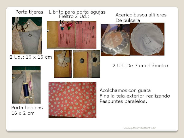 Costurero portátil. Tema 184 http://www.patronycostura.com/2016/10/costurero-portatiltema-184.html