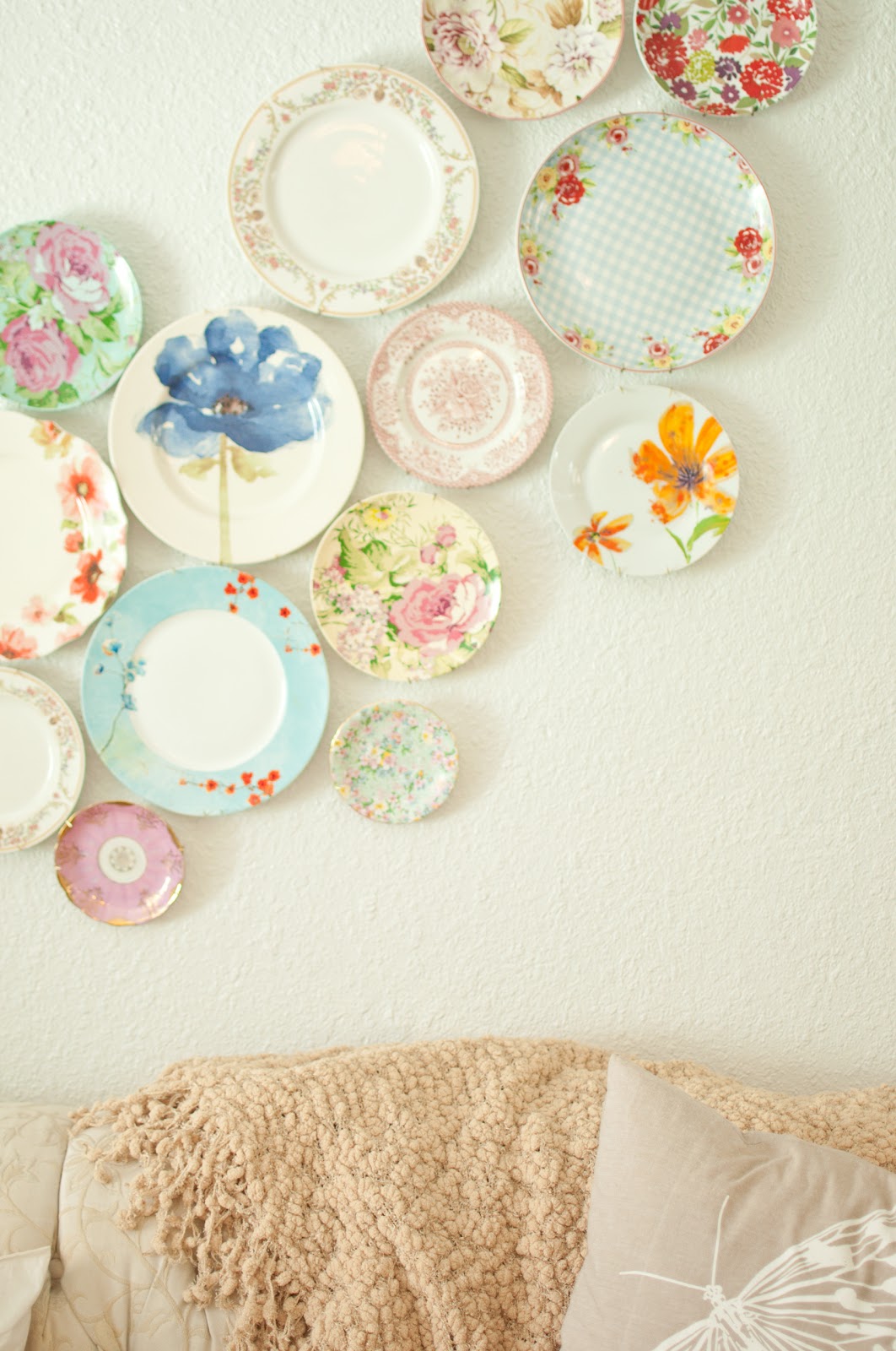 A Woman's Haven Planning for a Kitchen Plate Wall