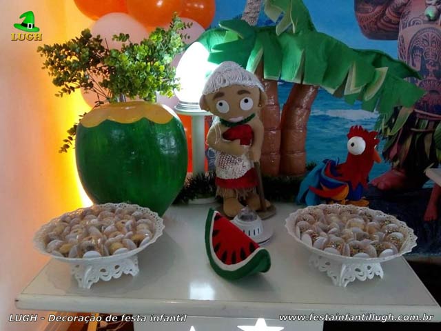 Decoração infantil Moana - Festa de aniversário feminino Decoração infantil Moana - Festa de aniversário feminino