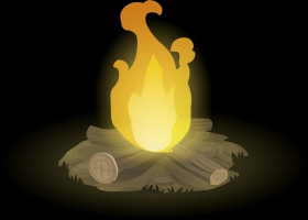 Firewood heat. Firewood heat.