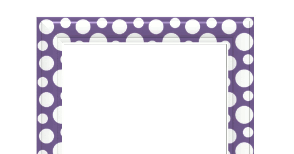 Free Printable Frames Borders and Labels with Funny Polka Dots Oh