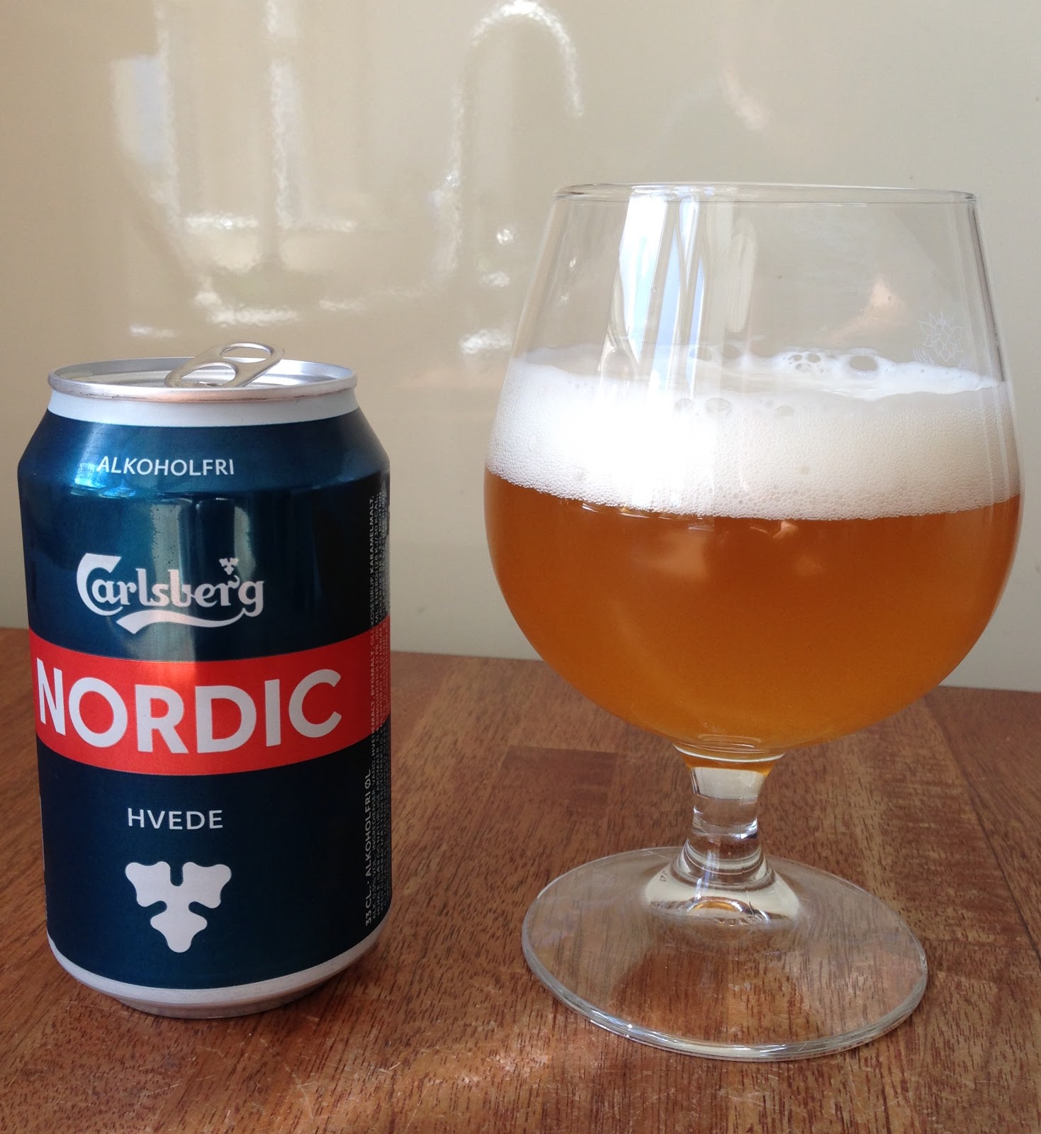 Alkoholfri øl test: Carlsberg Nordic Hvede