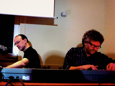 Michael Brückner et Mathias Brüssel en répétition, Ober-Olm (Mayence) 2015 / photo S. Mazars