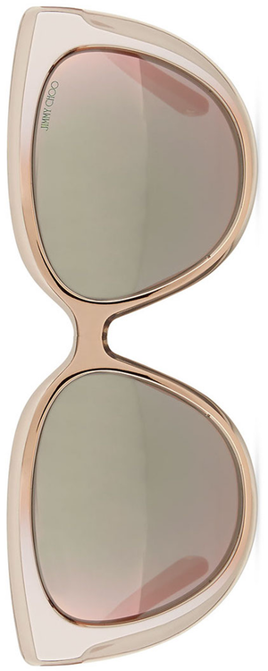 Jimmy Choo Cindy Cat-Eye Sunglasses, Brown