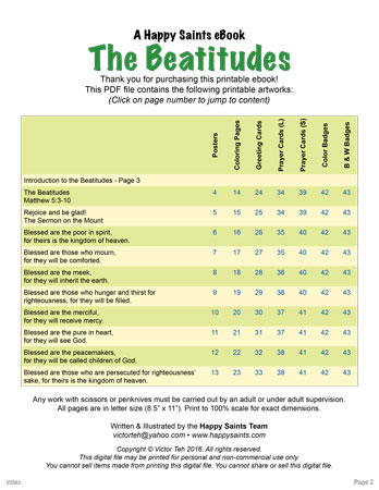 Happy Saints: Happy Saints Beatitudes eBook Happy Saints: Happy Saints Beatitudes eBook
