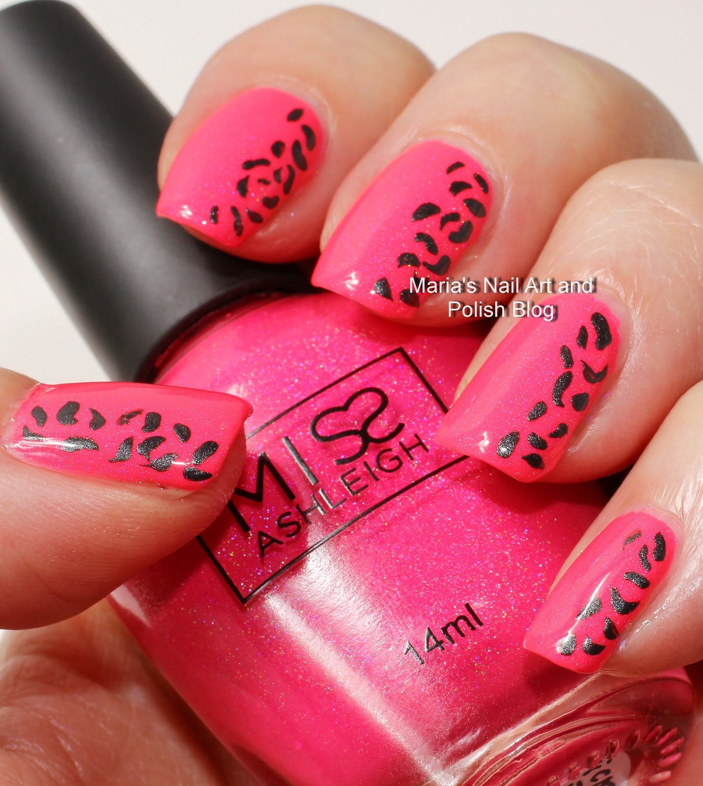 Marias Nail Art and Polish Blog: Simple leopard print nail art