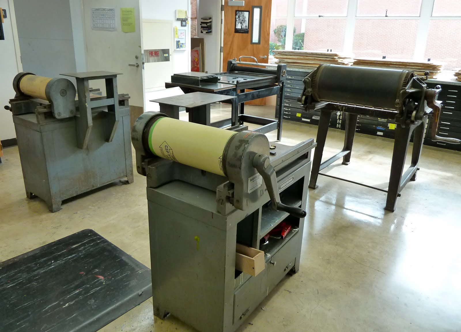 Hand Printers "Printers" in my shop old school at its best!