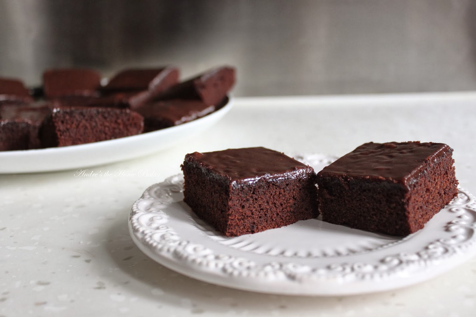 ♥ Chocolate Slice with Nutella Ganache ♥ Andre's the Home Baker