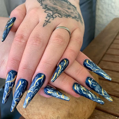 ✘ 21+ Mermaid Inspired Nails Ideas to Attract Your Beauty Magical creatures like unicorns have inspired many nail styles ✘ 21+ Mermaid Inspired Nails Ideas to Attract Your Beauty