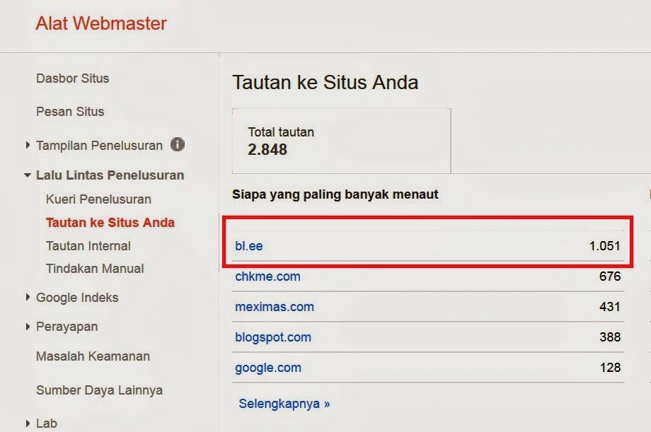 Ribuan Backlink dari Web AGC