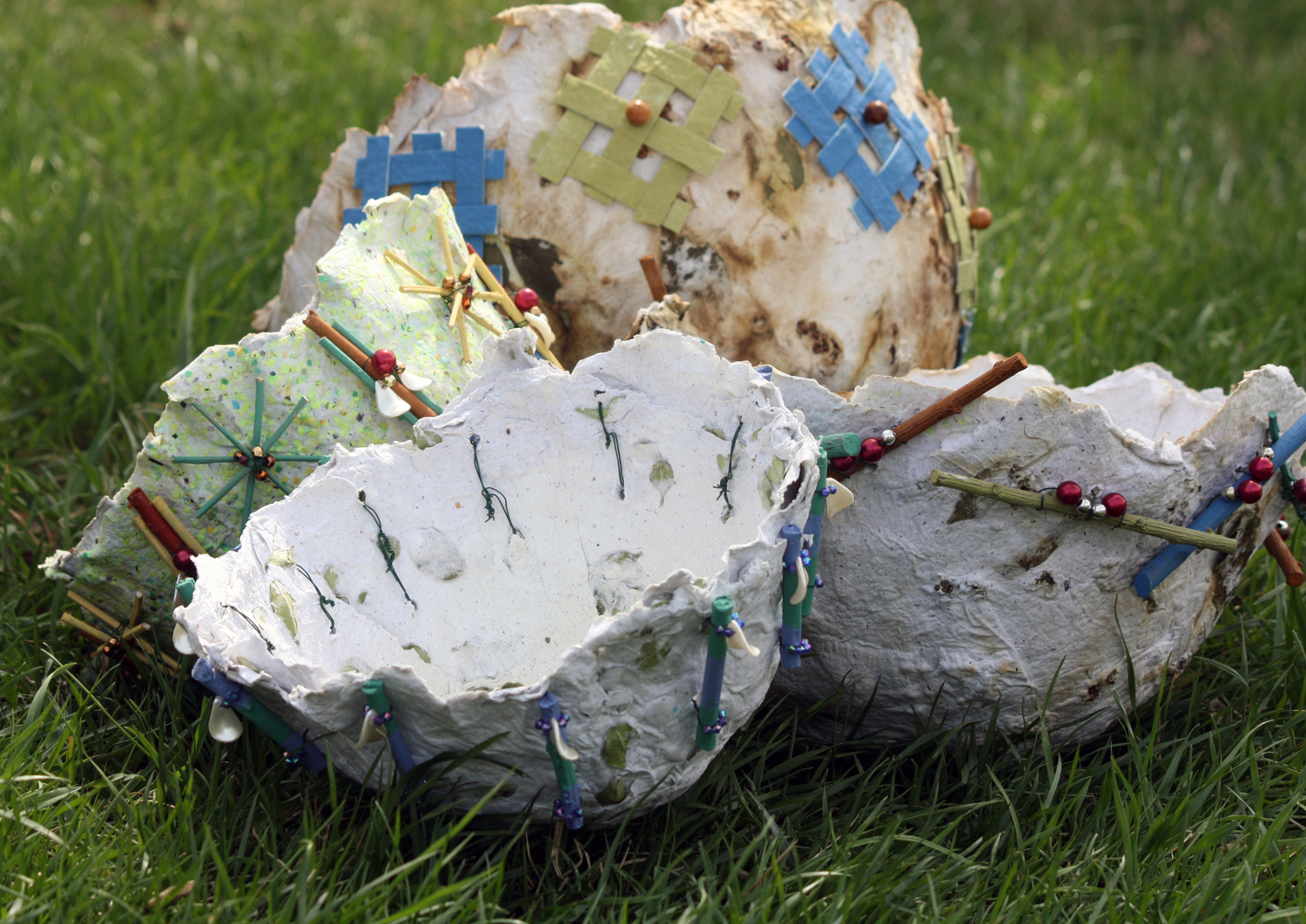 From the Summer's Garden NEW HANDMADE PAPER BOWLS