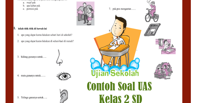 Contoh Soal Uas Kelas 2 Sd Format Words