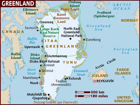 Groenl ndia Mapas Geogr ficos - Map Of Greenland