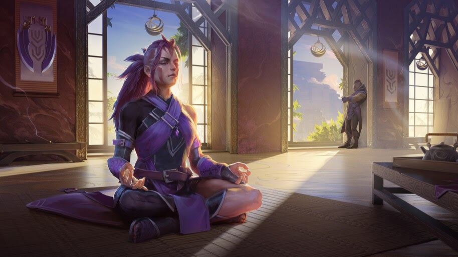 Dota 2, Anti-Mage, Female, Disciples Path, 4K, #7.2210