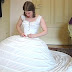 Woman Demonstrates How To Put On A Crinoline Dress, And It’s Amazing