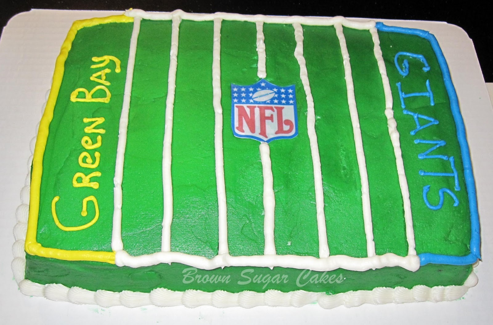 Brown Sugar Cakes: Football Cake