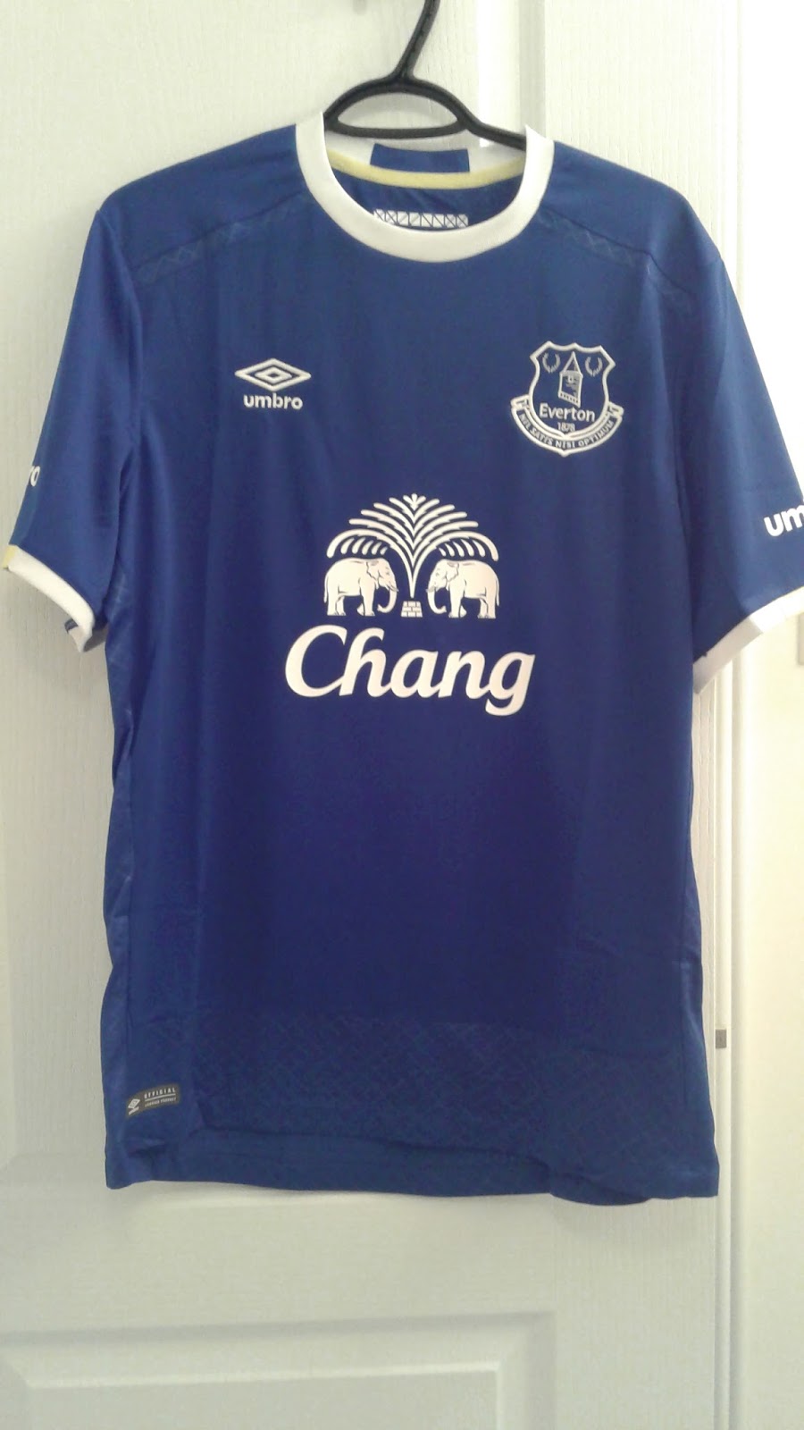 My Umbro Football Jerseys Collection Everton 2016/2017 Home S/S Jersey