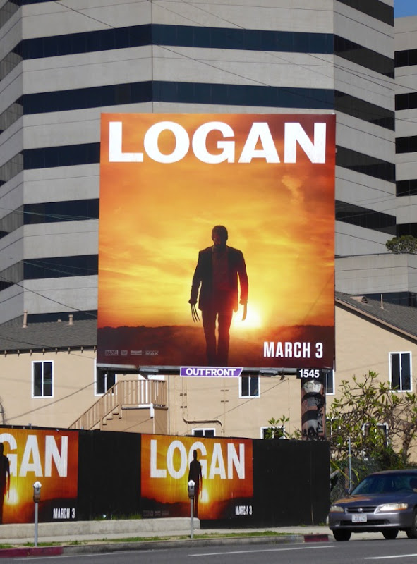 Logan movie billboard Logan movie billboard