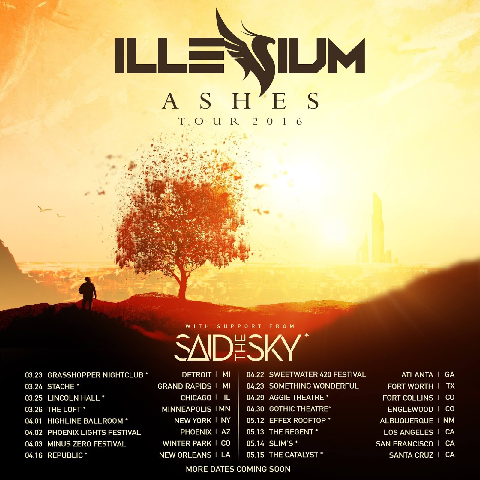 Illenium Brings His Ashes Tour To A City Near You with Said The Sky