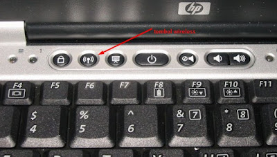 cara mengaktifkan wifi di laptop dengan tombol