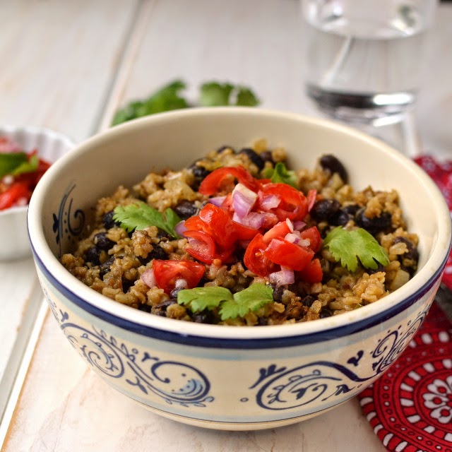 Costa Rican Refried Rice & Beans (Vegan Recipe)