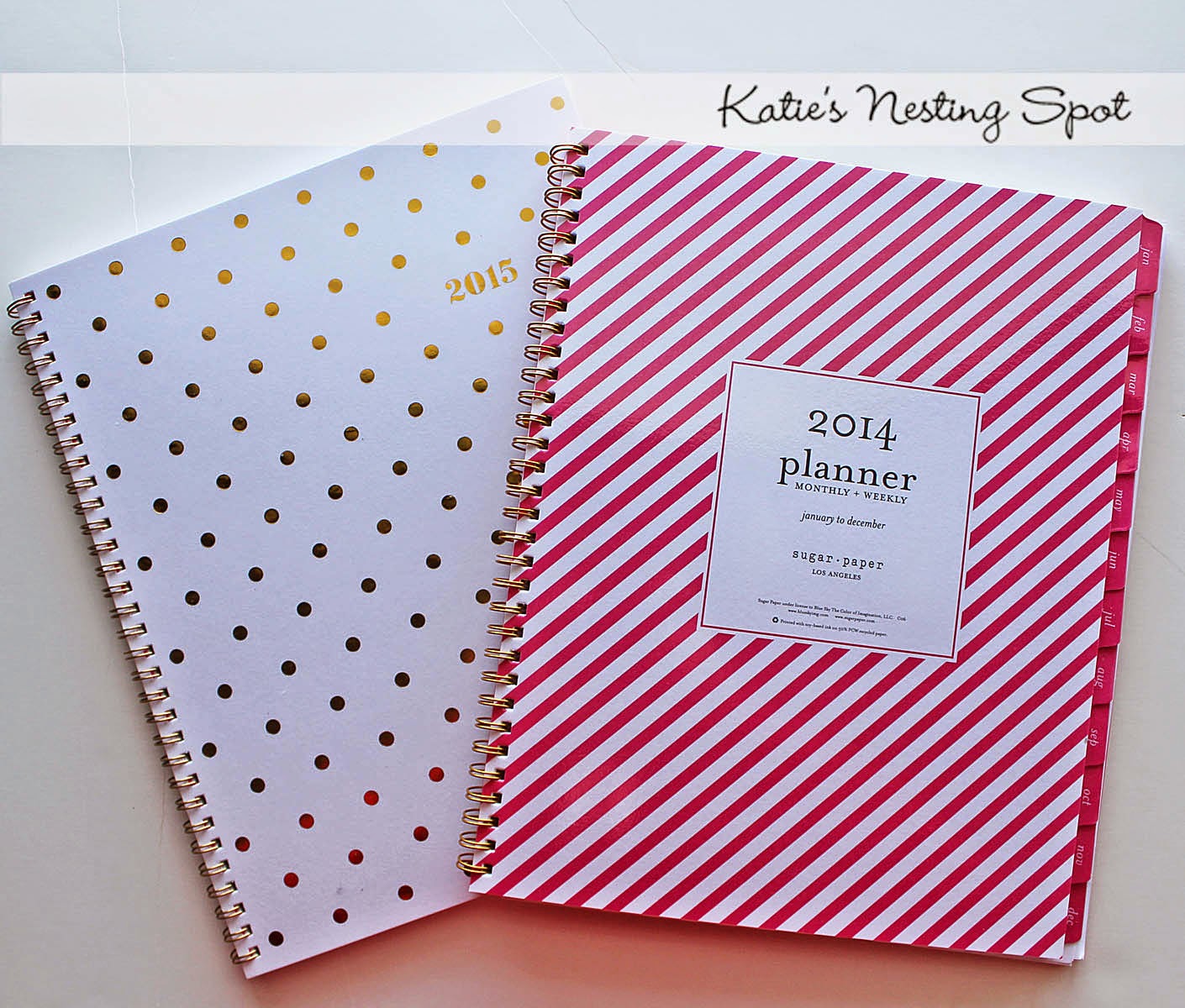 Katie s nesting spot sugar paper planner comparison thank you to