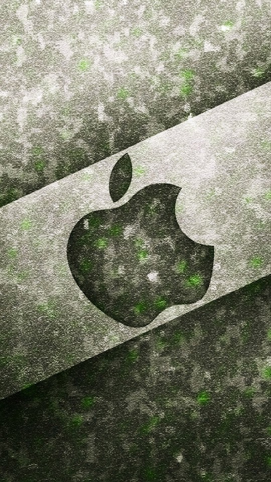   Frosted Apple Logo   Android Best Wallpaper