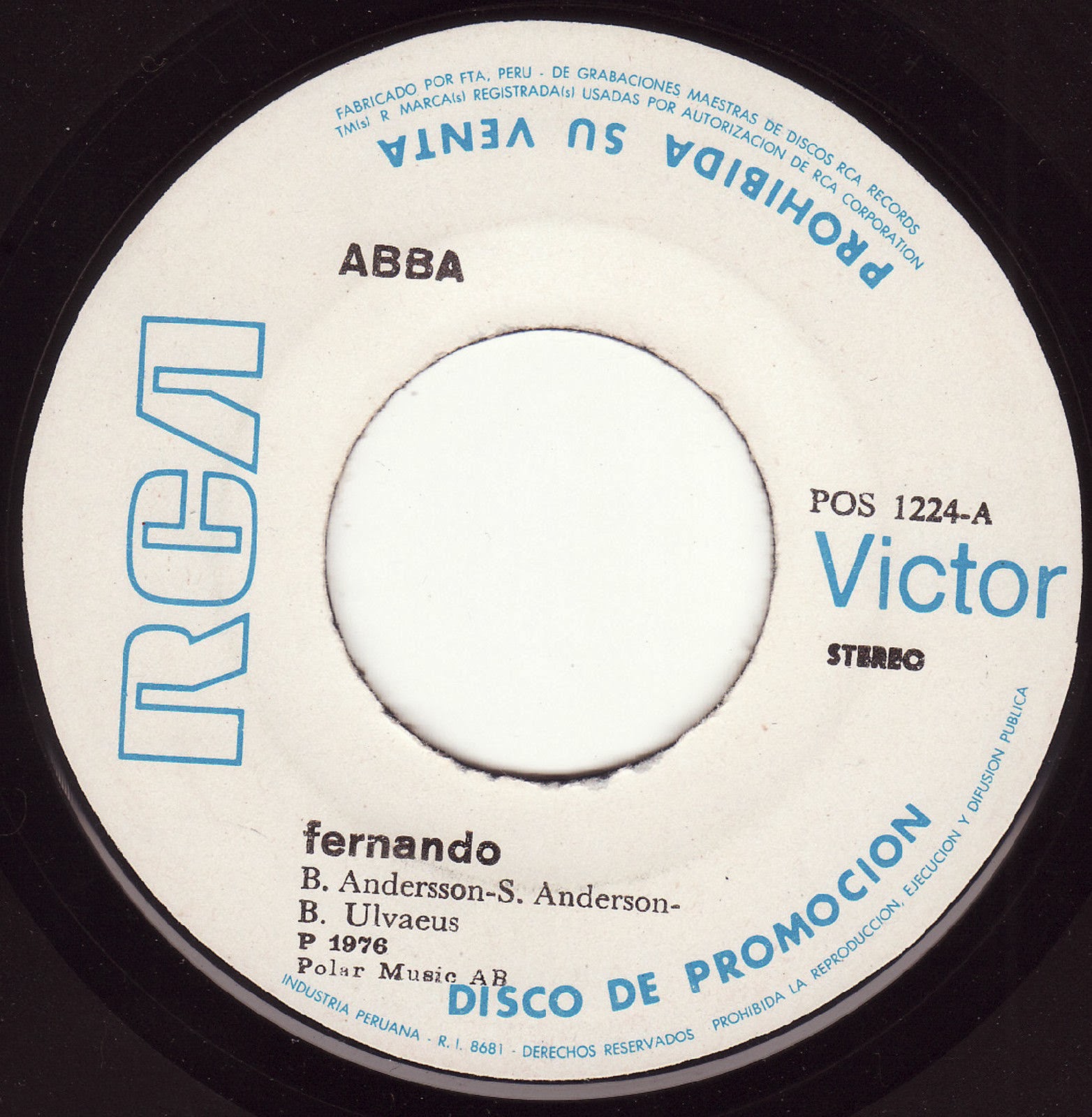 Peruvian 45s ABBA 