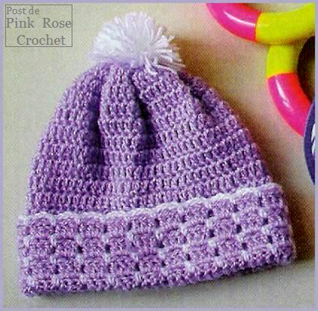 Pink Rose Crochet Touca Gorro Para Bebe Exclusiva ropa para bebés y niños diseñada en españa y fabricada con materiales naturales. pink rose crochet touca gorro para bebe