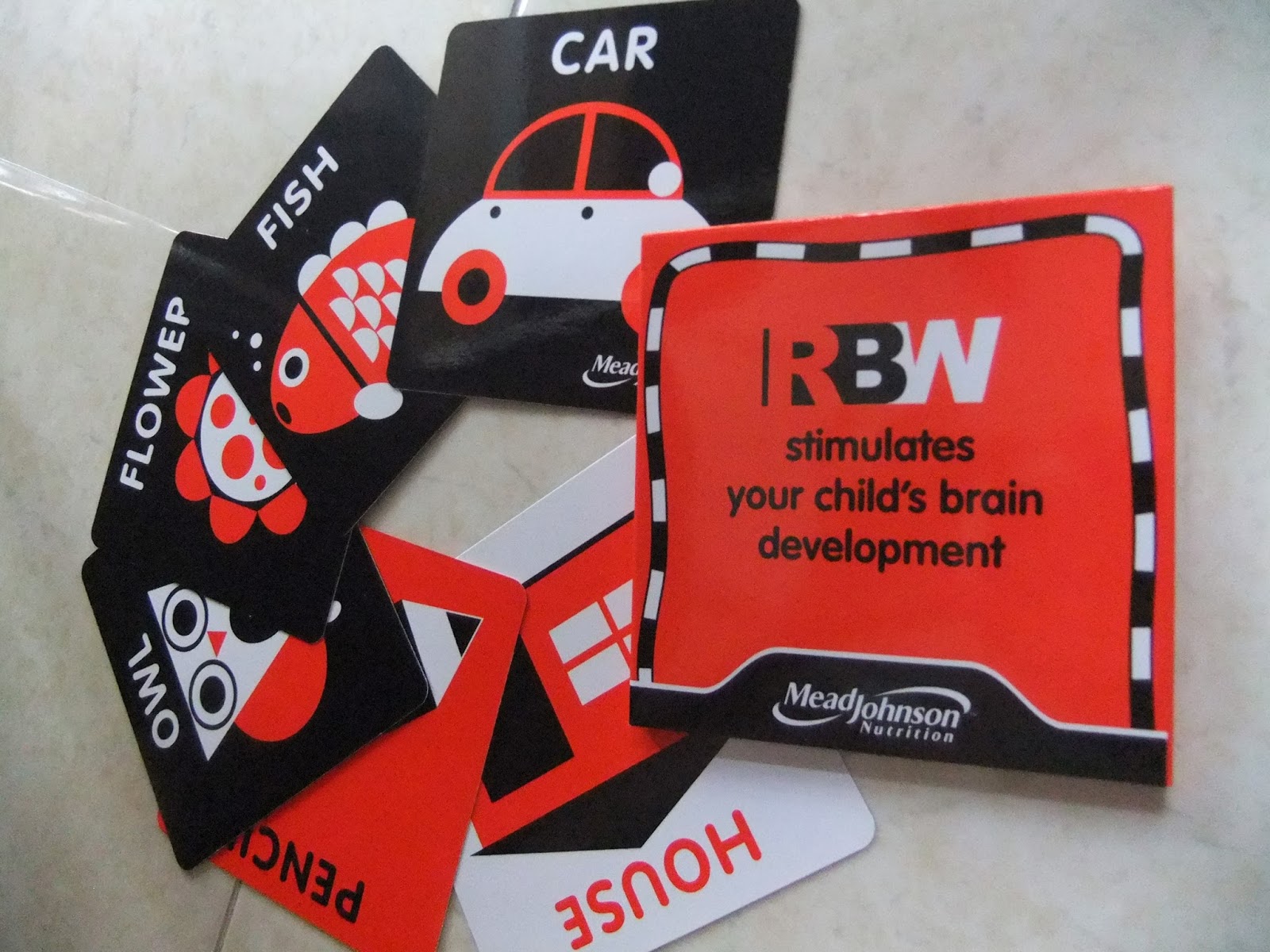 Benefits of Breastfeeding Flash Card Stimulate Babies Brain Development