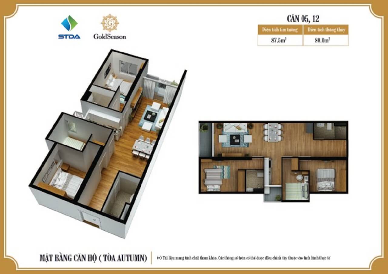 thiết kế căn hộ goldseason thiết kế căn hộ goldseason